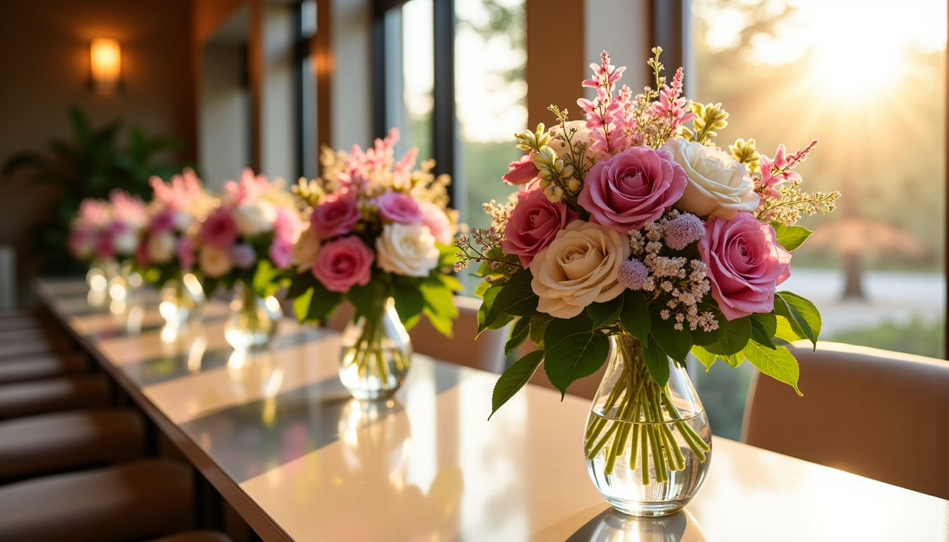 Décoration florale : comment choisir des compositions adaptées au lieu de réception